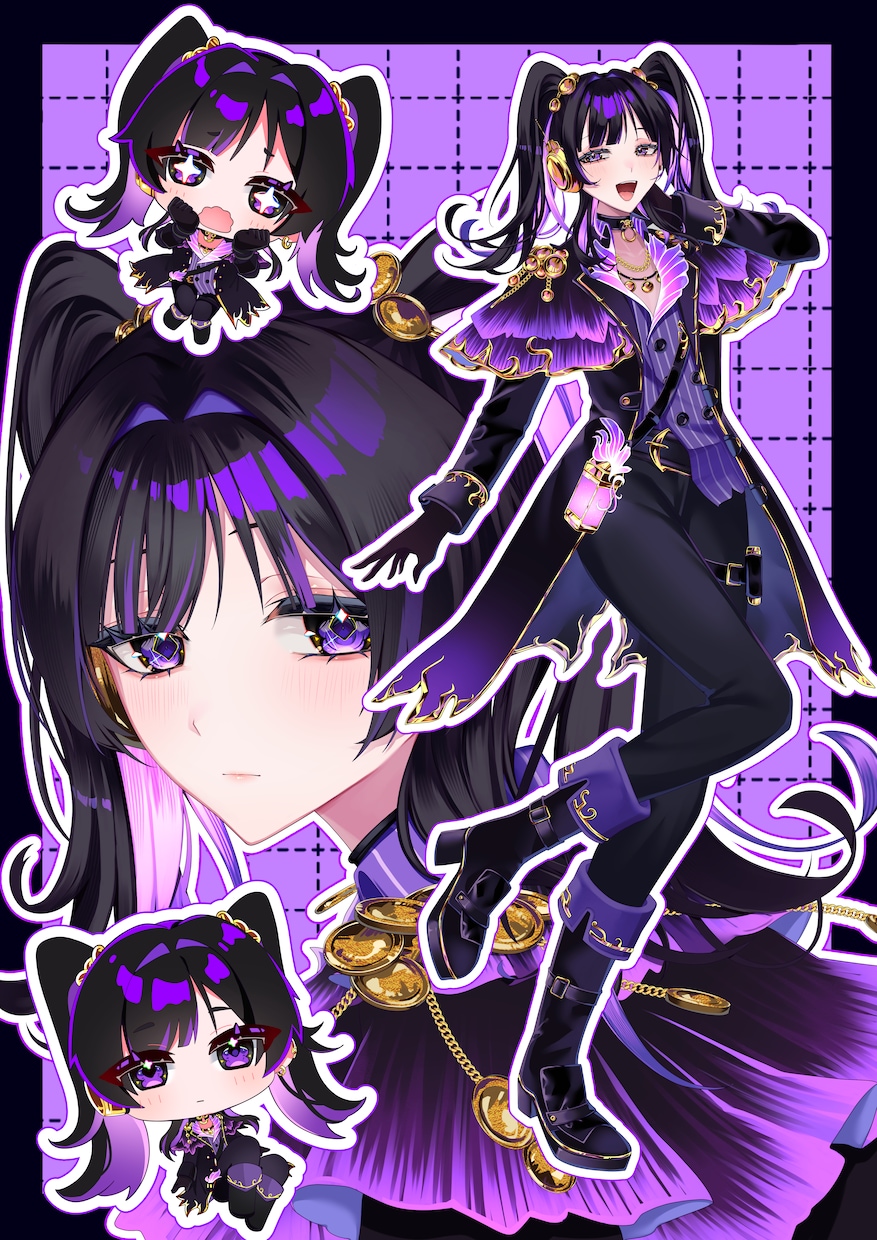 キラキラで最高に綺麗なキャラクターイラスト描きます 商用利用OK！印象に残る高クオリティイラスト制作します イメージ8