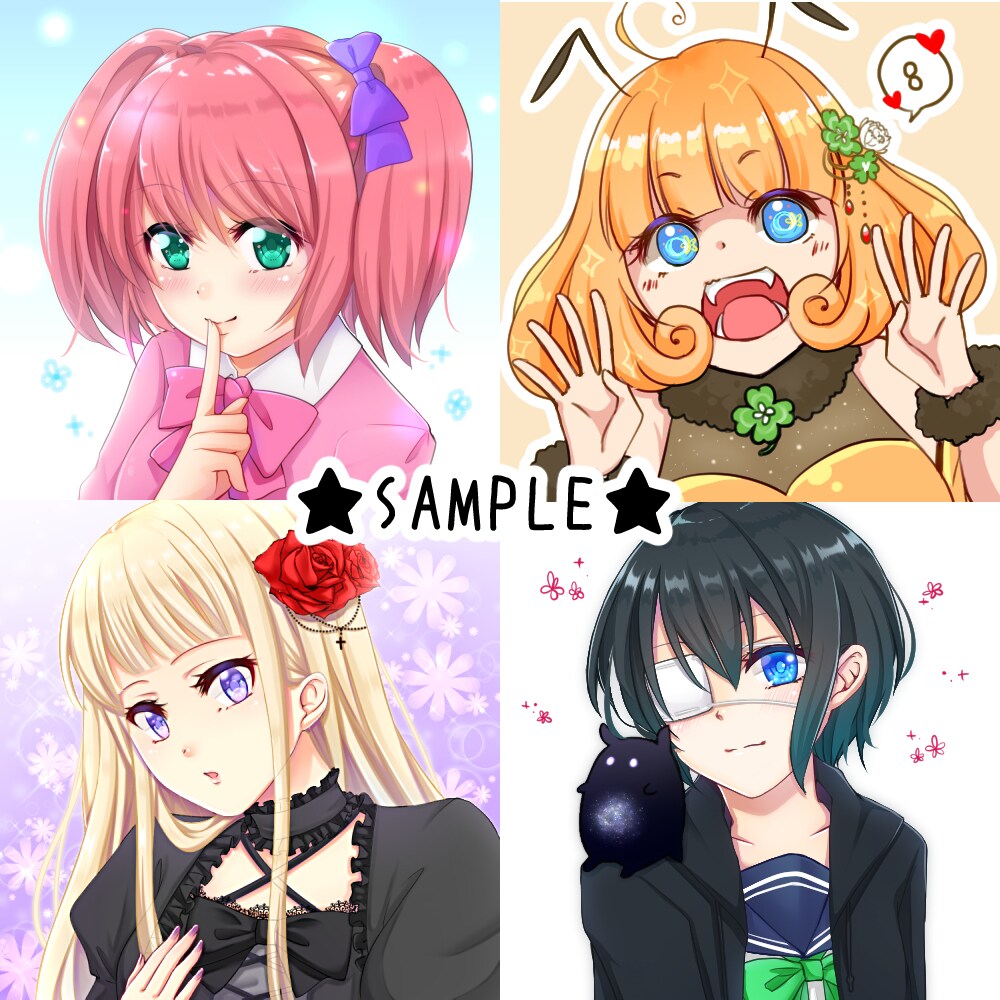 イラストやアイコン、立ち絵など描きます ★用途に合わせたイラストも可能です イメージ3