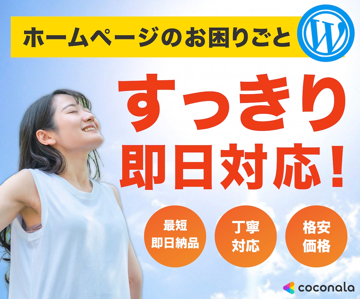 即日対応可能！ホームページの不具合を解決します WordPressの不具合・トラブルを迅速に解決 丁寧対応 イメージ1
