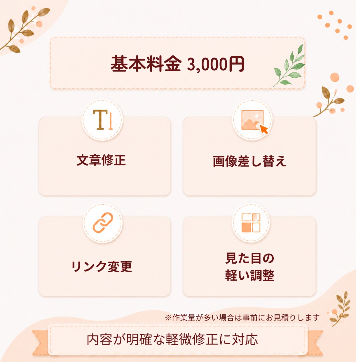 初めてでも安心のホームページ修正をしますます 伝え方が不安でも丁寧に対応いたします イメージ4