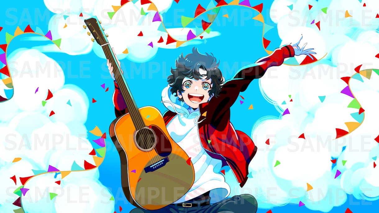 商用可◎　理想に沿った個性あるイラストお描きします SNS用・一枚絵・サムネイル・グッズ用など幅広く承ります イメージ9