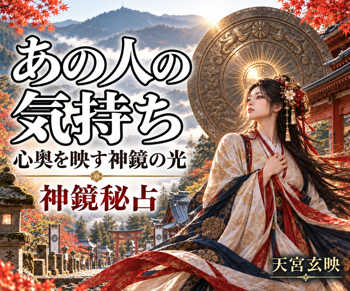 彼の気持ち｜心奥を映す光であの人の本音を照らします 秘占霊視｜神鏡と魂を同期｜言葉の裏に隠された真実を明らかに イメージ1