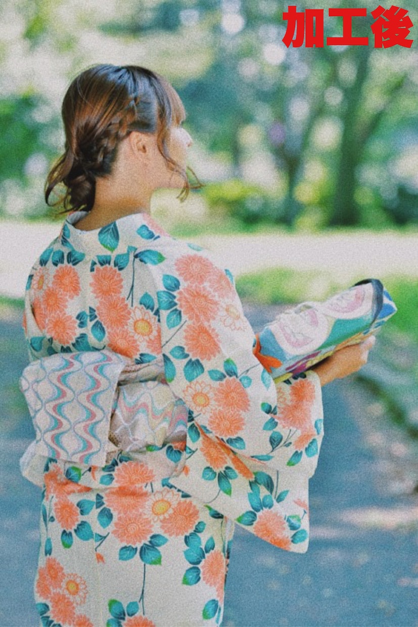 写真をオシャレに加工します 写真を青っぽくてやわらかい印象に加工します！ イメージ1