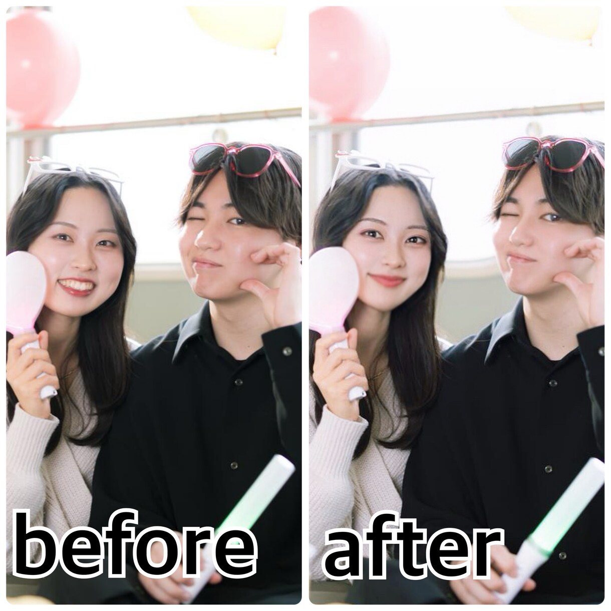 お写真のレタッチであなたの綺麗お手伝いします 韓国アイドル風や二次元風な加工からナチュラルまで！ イメージ7