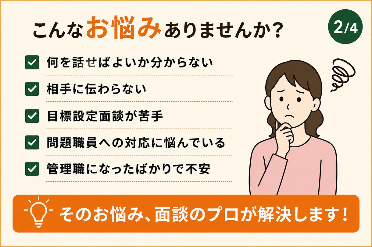信頼関係を築ける面談台本を作成します 介護業界経験10年以上が実践的にサポート イメージ2