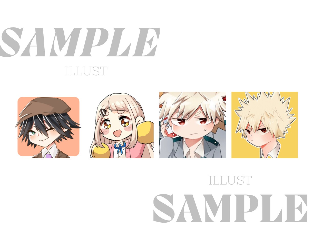 素敵なアイコン、お作りします 繊細な絵柄からちびキャラまでなんでもどうぞ！ イメージ5