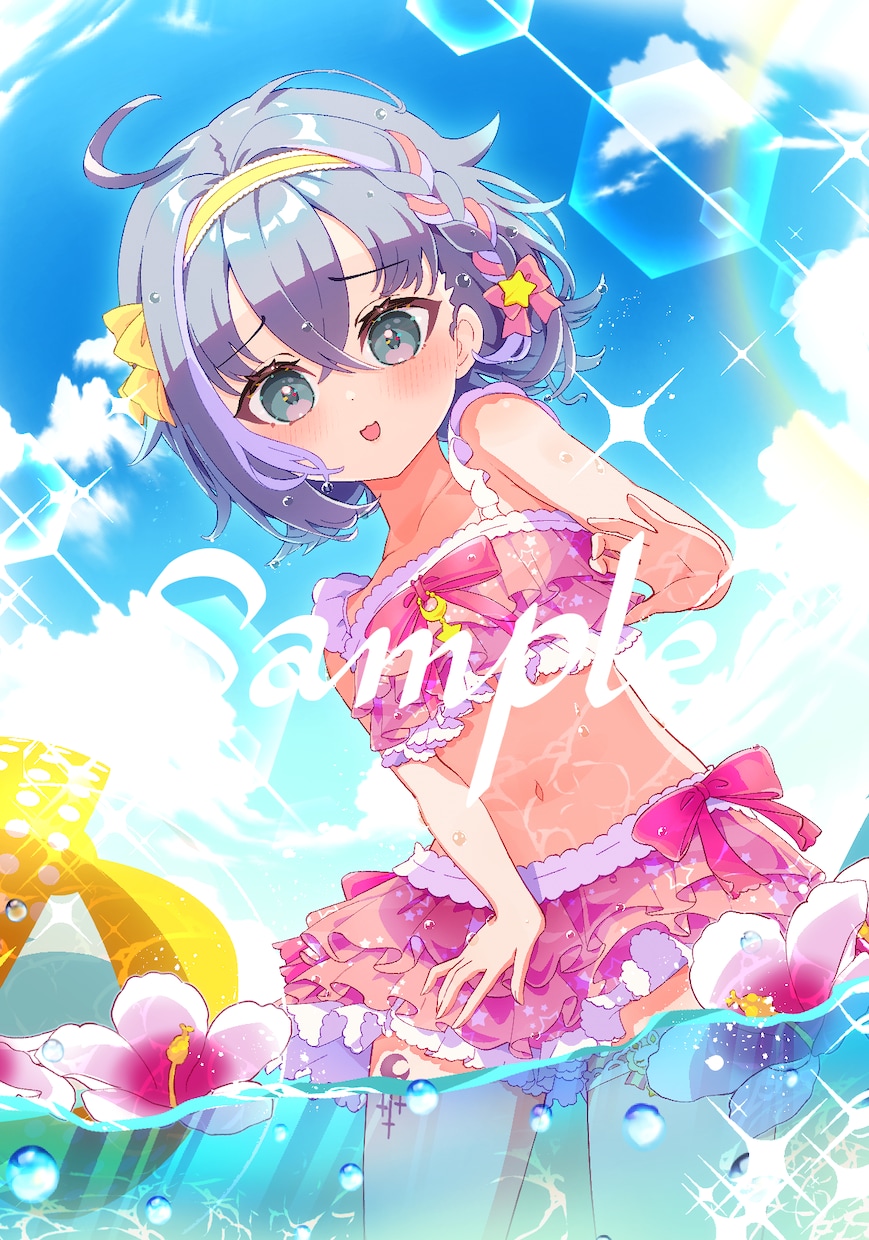 商用利用無料★かわいいアニメ系絵でイラスト承ります サムネイル・グッズ等の一枚絵やキービジュアルなどに イメージ6