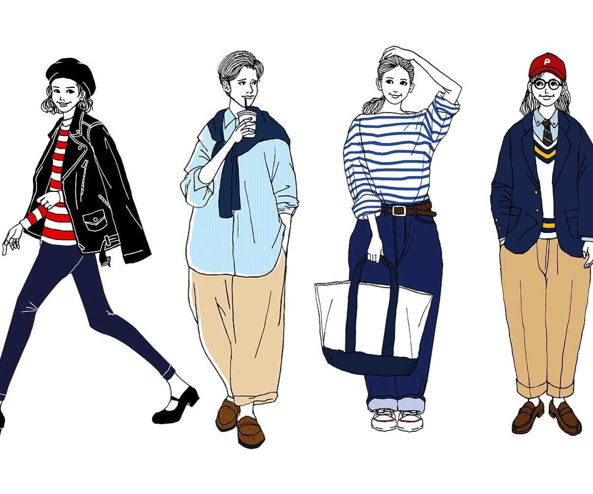ファッション関連のイラストを描きます おしゃれな挿絵をお探しの人に。 イメージ1