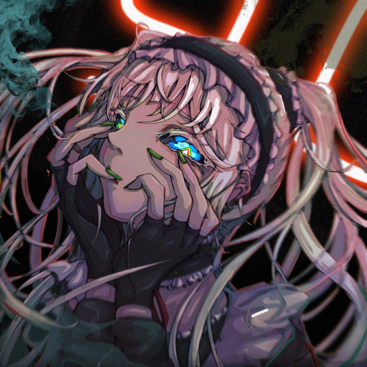 毒々しい女性イラストを描きます バストアップの女性キャラを描きます イメージ8