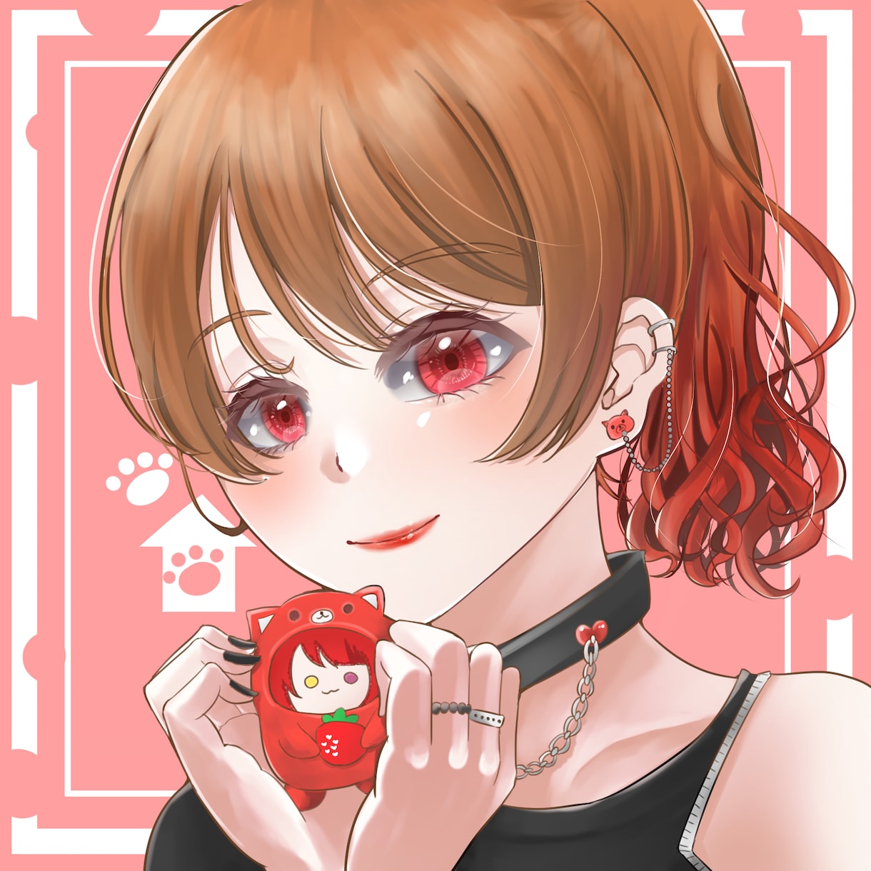 SNS等のアイコン、ヘッダー制作します 可愛くて透明感のあるイラストを描きます。 イメージ2