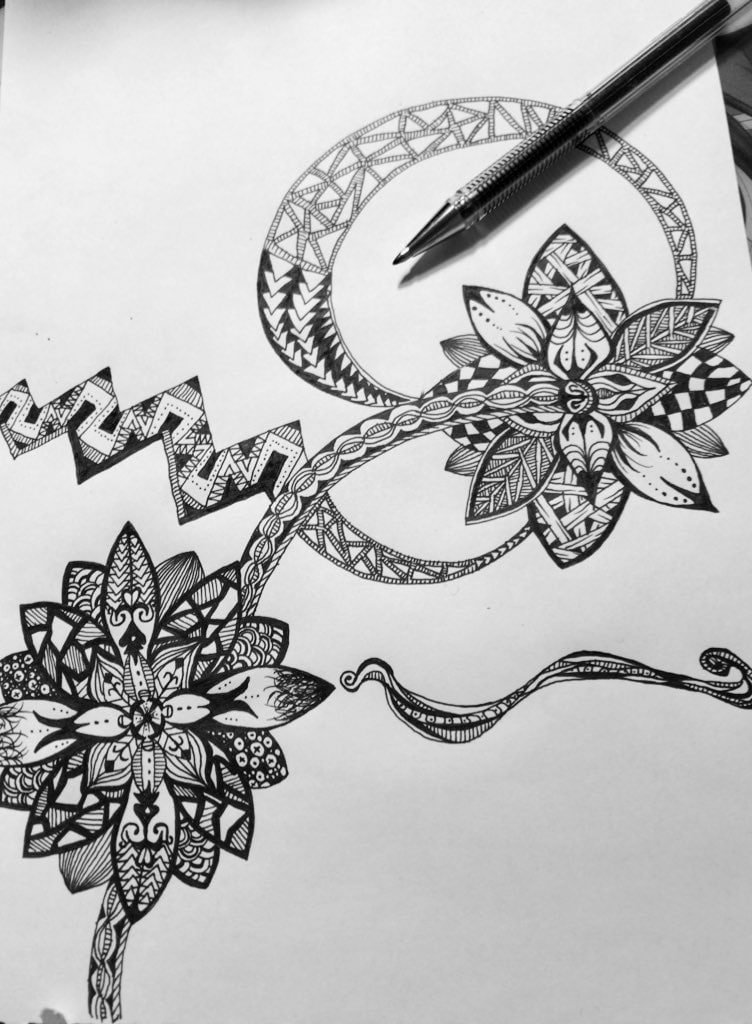 世界にひとつだけのボールペン画を作成いたします 独特な模様と図柄で、印象に残る絵をお描きします。 イメージ4