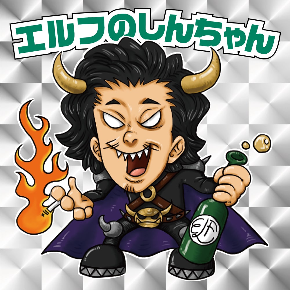 ビックリマン風イラストステッカー作成致します あなただけのオリジナルキラキラシール100枚 イメージ4