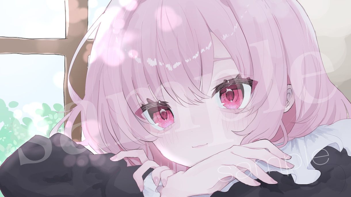 商用利用OK◎サムネイル等に使えるイラスト描きます 透明感のある可愛いイラストをお描きします！ イメージ2
