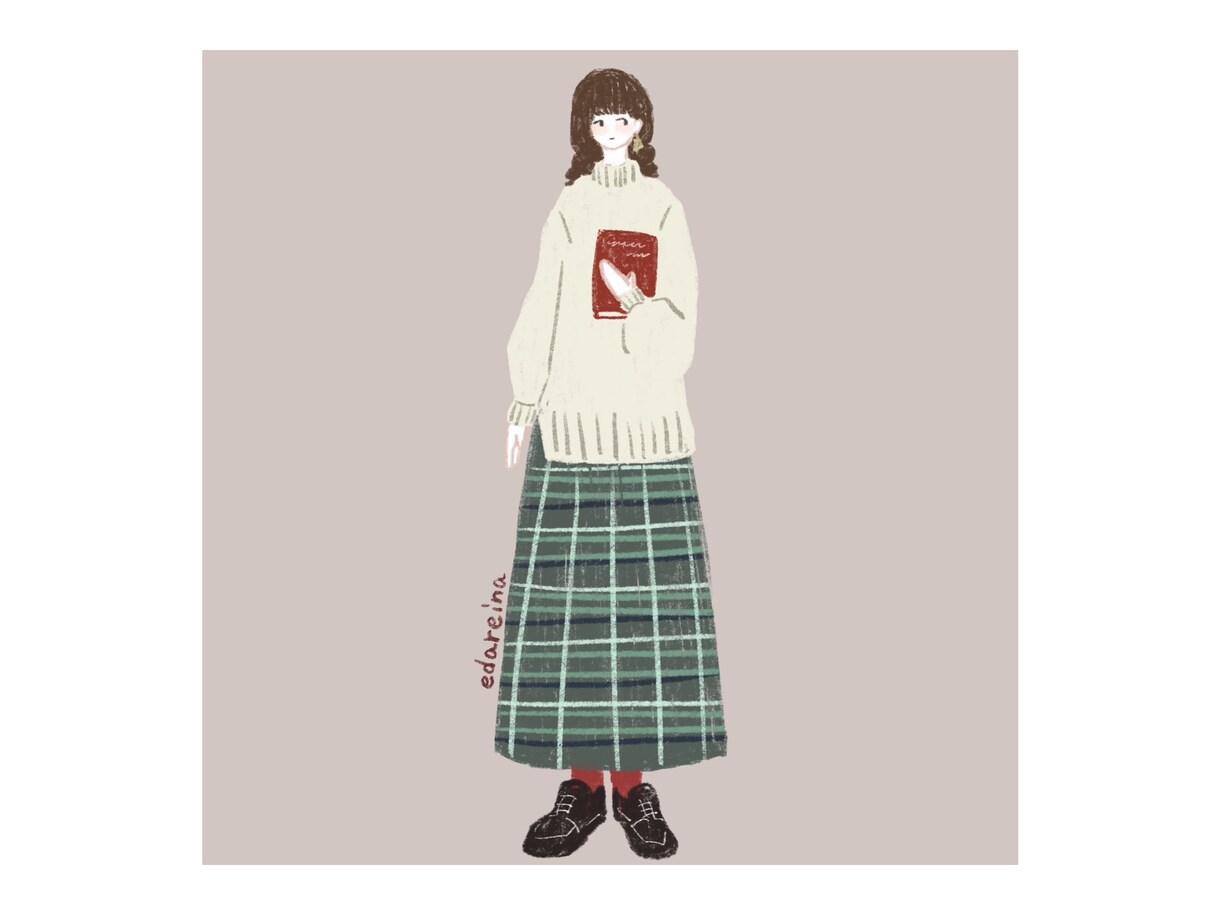 おしゃれでシンプルなSNS用アイコンを描きます 柔らかい雰囲気のイラストを描きます。アイコン・挿絵などに。 イメージ6