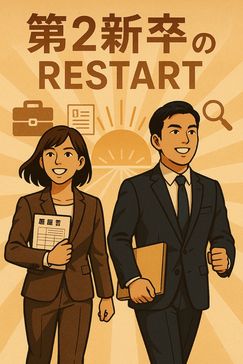 新卒・第2新卒向け伴走型就職サポートします 就職及び再就職サービスRe:Start(リスタート) イメージ1