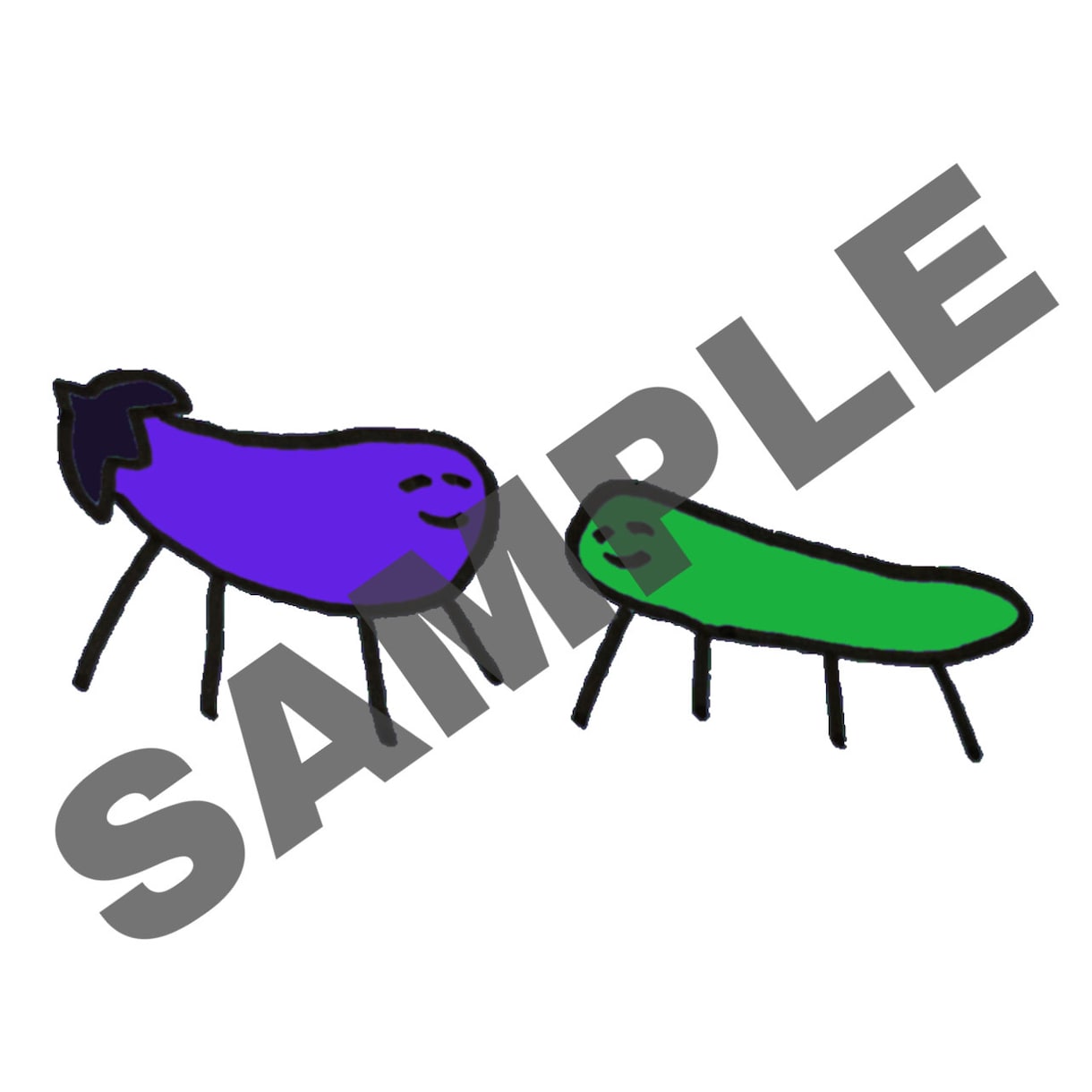 あなただけのゆるいSNSアイコン作ります 完全オリジナル！身の回りの物をキャラクター化しちゃいます！ イメージ3