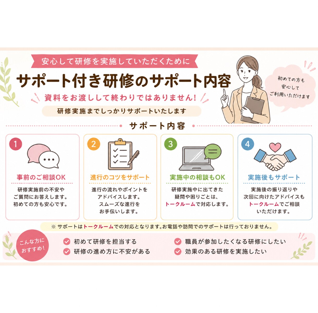 介護の認知症研修をサポート付きで作成します 管理者も安心の参加型認知症ケア研修 イメージ2