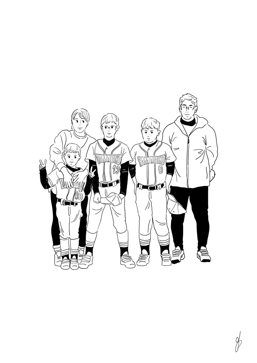 記念のイラスト描きます 家族イラストウェルカムボードが一律10,000円！ イメージ1