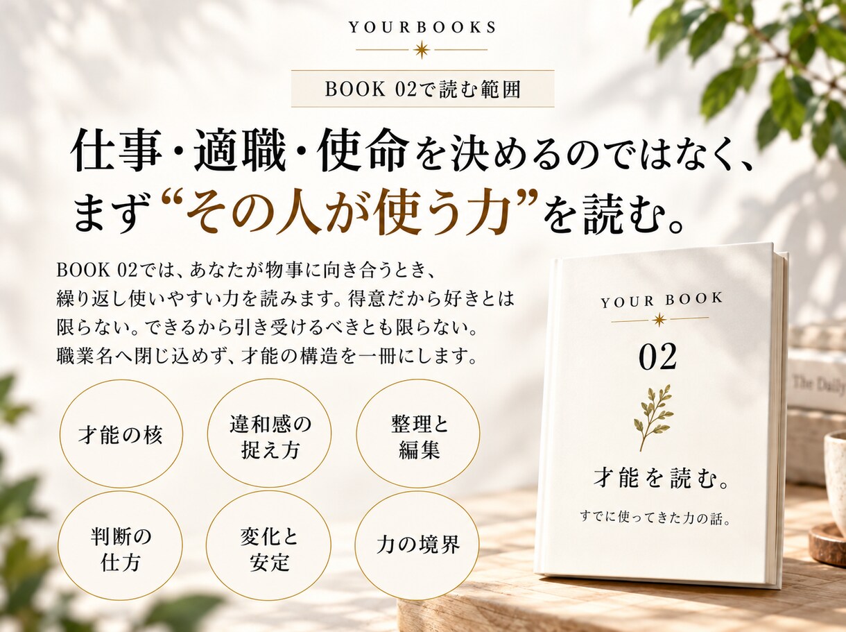紫微斗数で「あなたの才能」を一冊の本にします 才能を探すのではなく、すでに使っている「力」を読む イメージ2