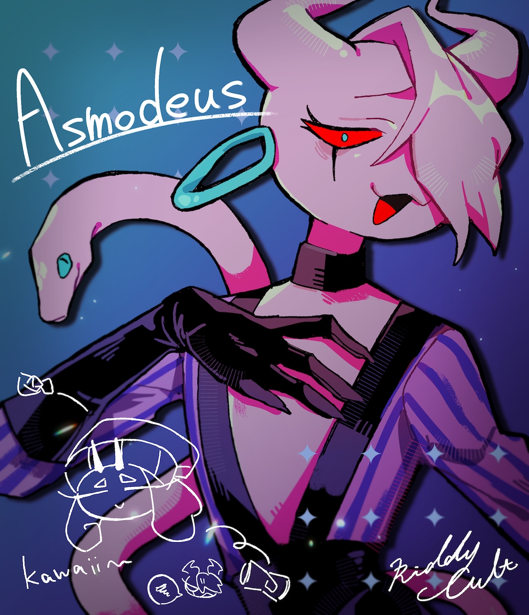 記念日や企画向けの一枚絵を制作します 自創作やTRPG、Vtuberさんなどお描きします！ イメージ2