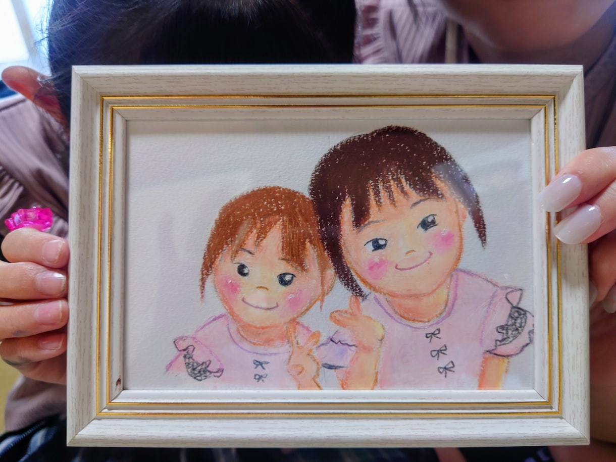 伝えたい「ありがとう」をほんわか似顔絵で形にします 感謝の気持ち、照れくさい気持ちも、優しく届ける贈り物 イメージ6