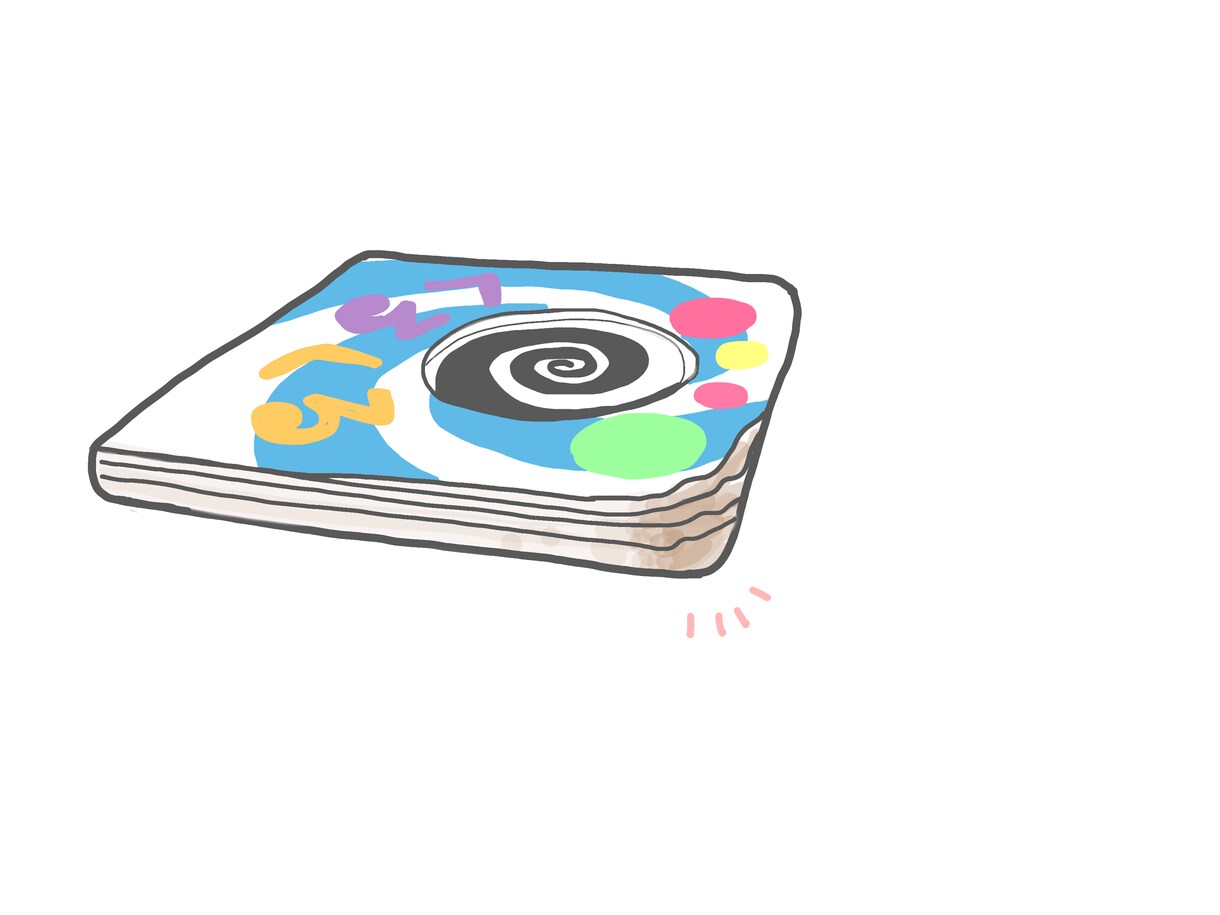 ベビーのイタズラをポップなイラストで描きます ボロボロな絵本とおもちゃは成長の証 イメージ1