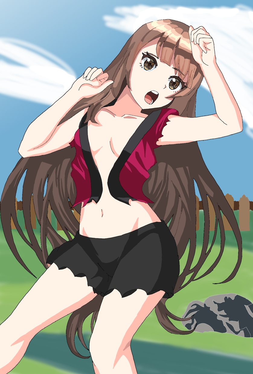 女性イラストをアニメぬりでできます 自分の分身をアニメ塗りでイラストにしよう！ イメージ1