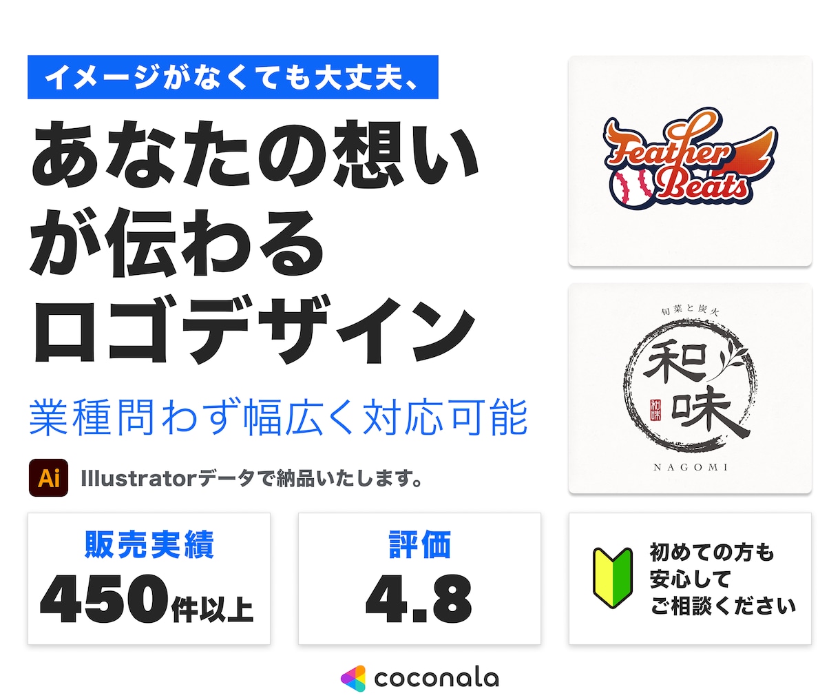 会社・店舗の想いが伝わるロゴをデザインします 「想い」を形にしたロゴデザインを一緒につくりましょう。 イメージ1