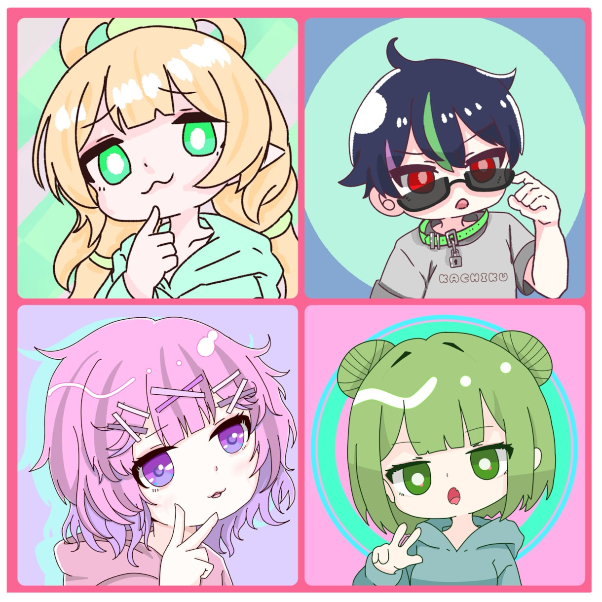 あなただけのゆるかわデフォルメアイコン描きます ゆるかわデフォルメでつくる、あなただけのアイコン イメージ1