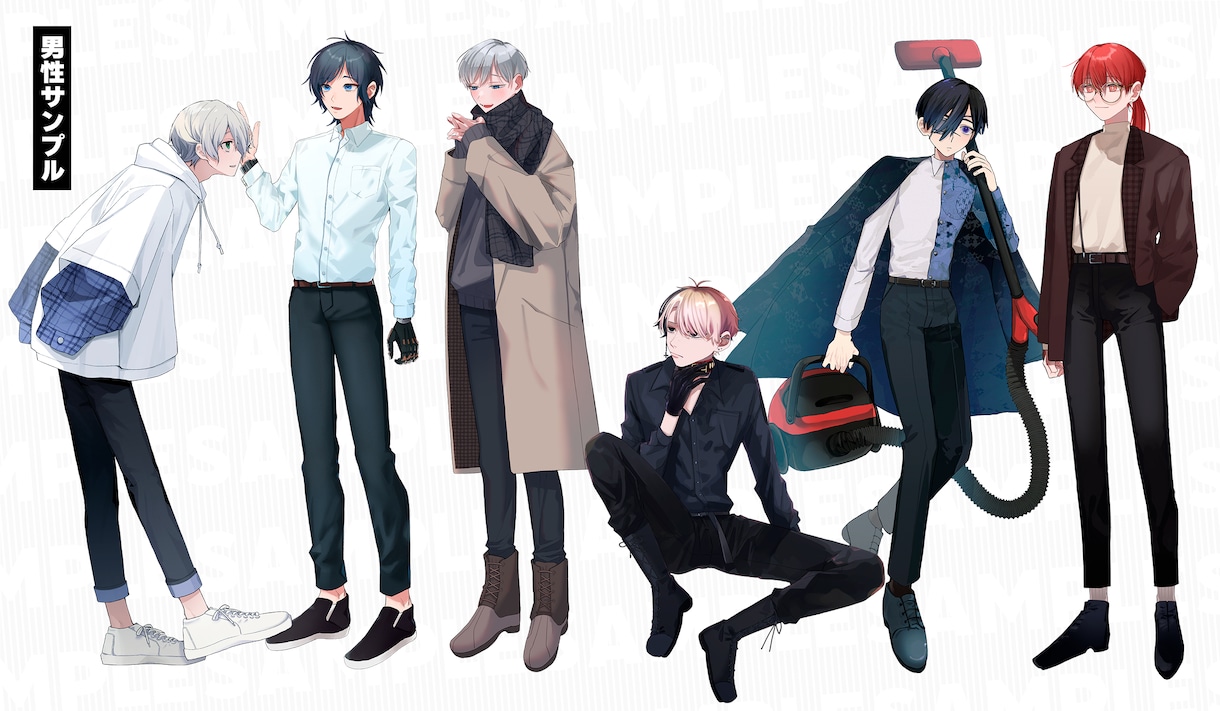 キャラクターのアイコン・立ち絵イラストを描きます 【ゲーム・VTuber】立ち絵・一枚絵作成【商用利用相談可】 イメージ2