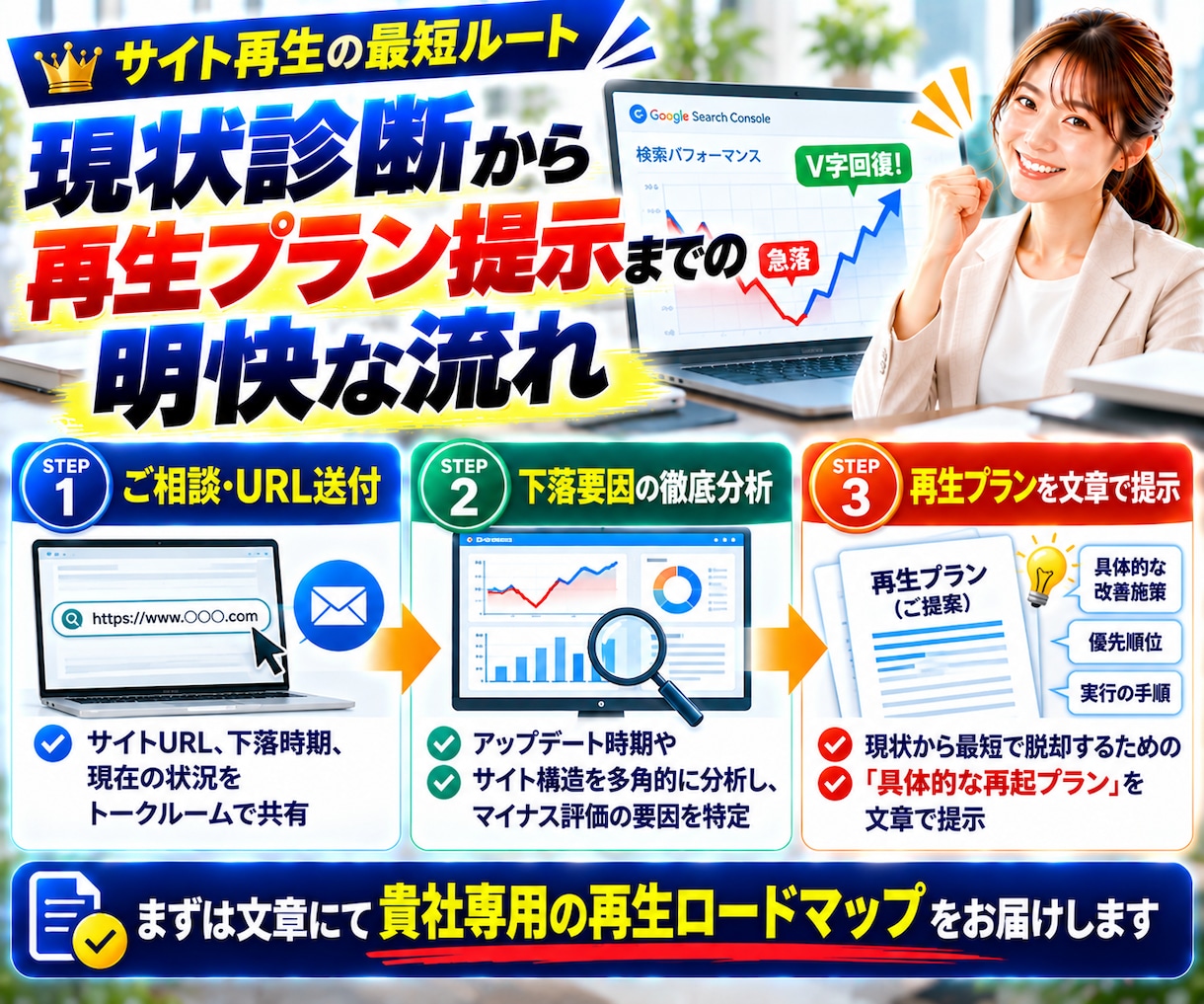 グーグルアプデで飛んだ法人・店舗サイトを戻します コアアップデート・スパムアップデート・手動ペナルティから復活 イメージ2