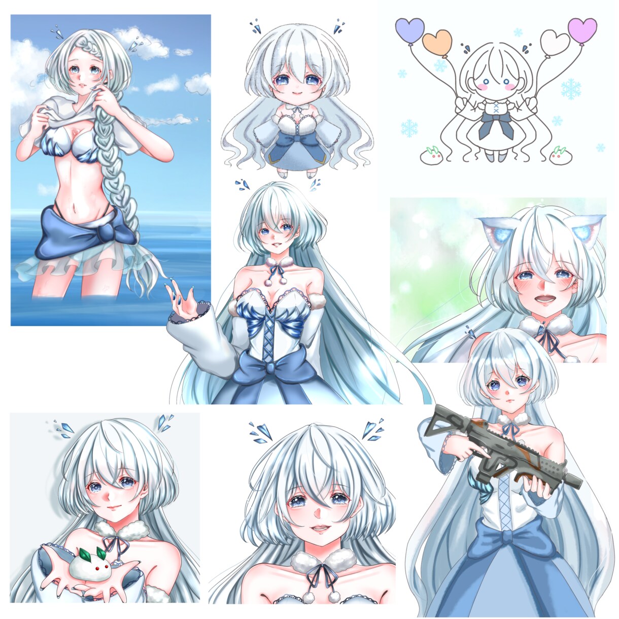 配信アプリIRIAMで使える立ち絵を作成します オリジナル立ち絵を作成します！ イメージ5