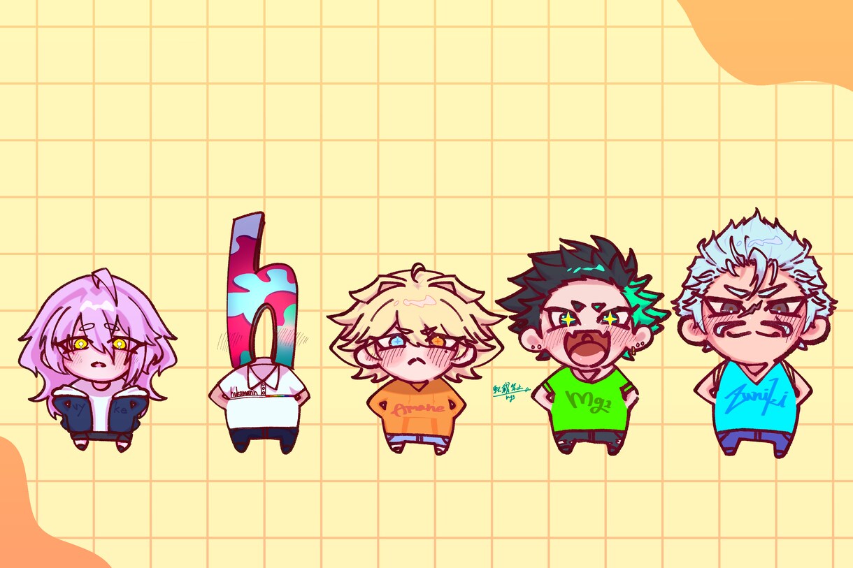 かわいいミニキャラ描きます シンプル見やすさ重視！！多彩なタッチ イメージ3