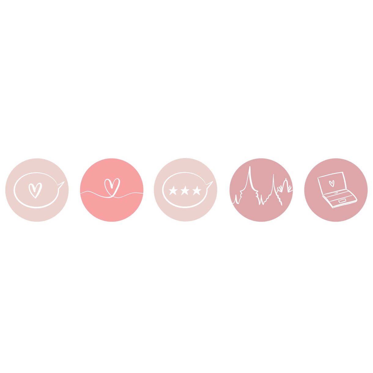 見栄え◎インスタハイライトアイコン×5個描きます Simple & Stylish + あなたの世界観を形に！ イメージ2
