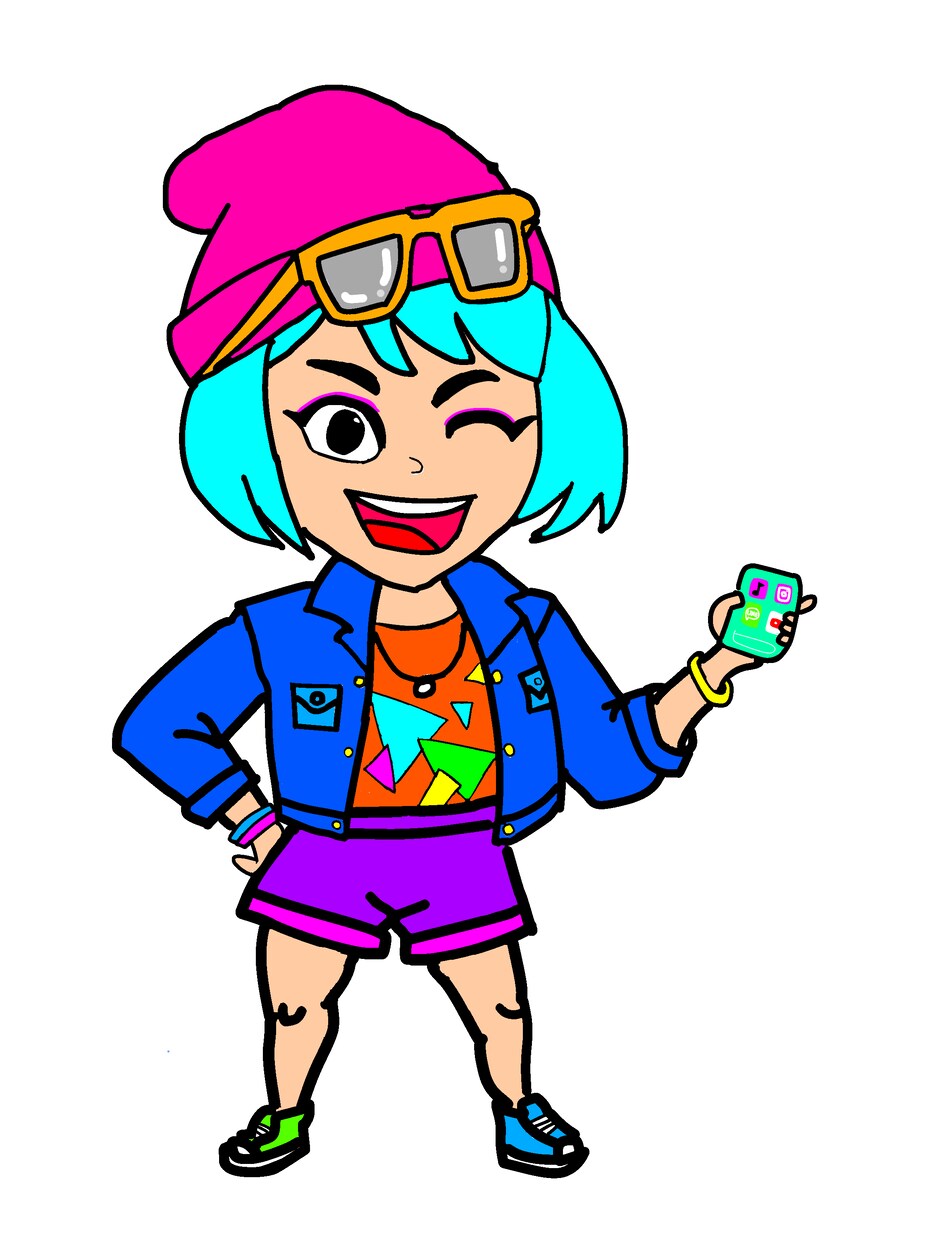 ポップなアメリカンカートゥーン調キャラ描きます ポップで目を引くキャラを描きます イメージ3