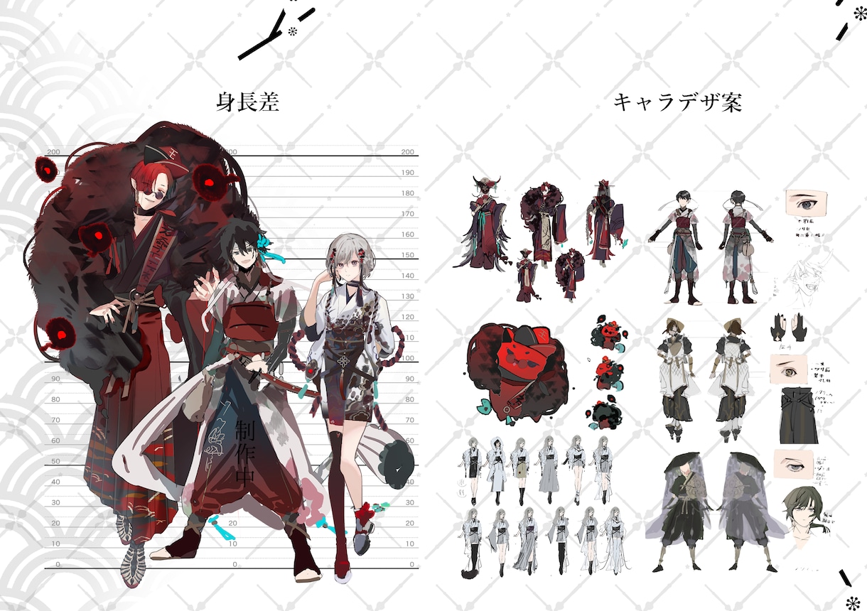 キャラクターデザイン➕立ち絵制作します TRPGやVtuber活動などに！ イメージ6