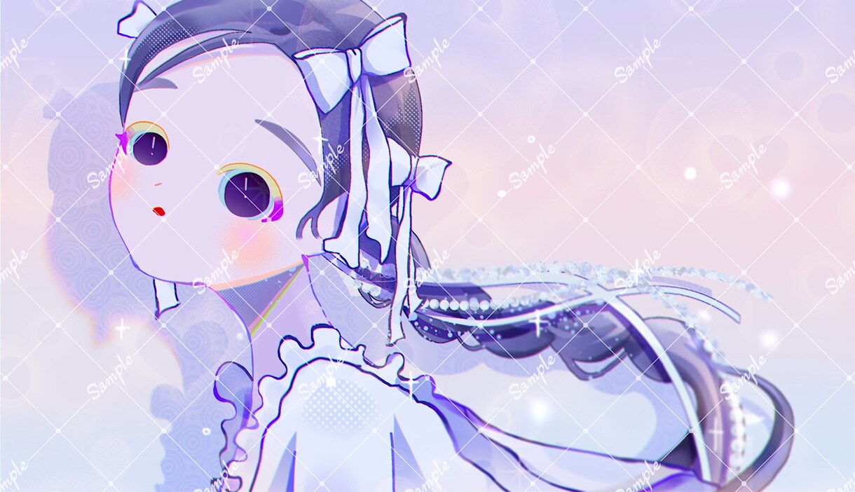 完全おまかせ！淡く透明感のある一枚絵お描きします 商用OK◎ラフの提出・修正なしで、安価でイラスト制作します！ イメージ3