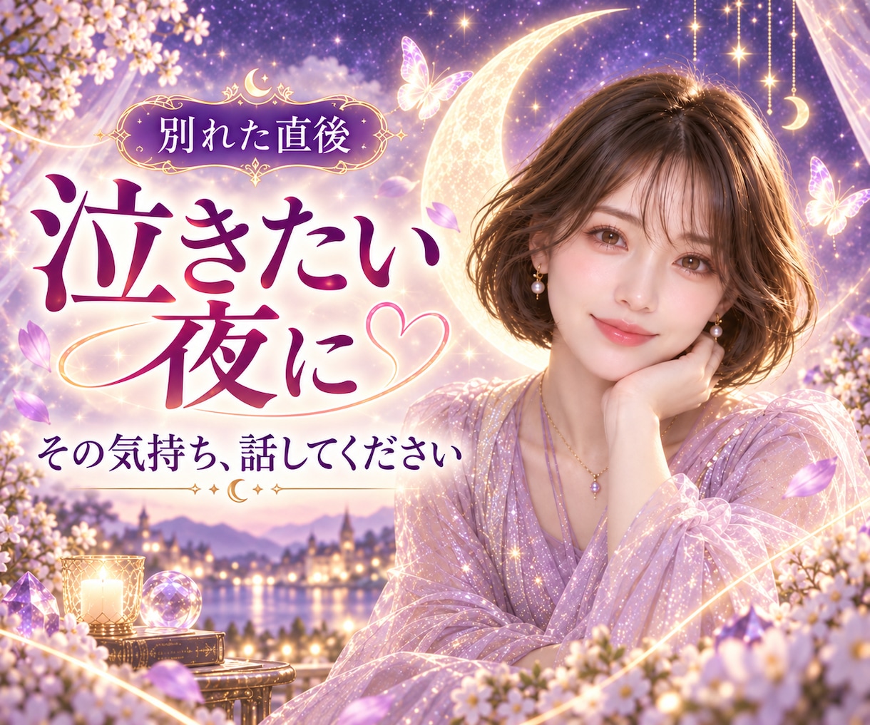離れてしまって苦しい気持ちをやさしくお聴きします 今の苦しさを一緒に受け止めます イメージ1