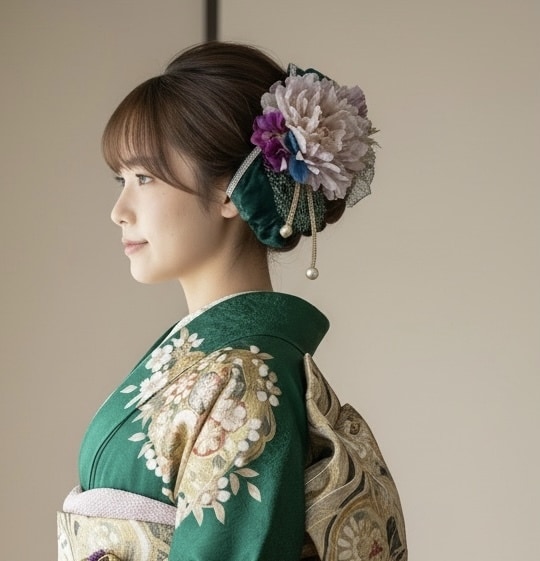 特別な日の為の大人のヘッドドレスをお仕立てします 演奏会、ブライダルやパーティーなどのお仕立てヘアアクセサリー イメージ6