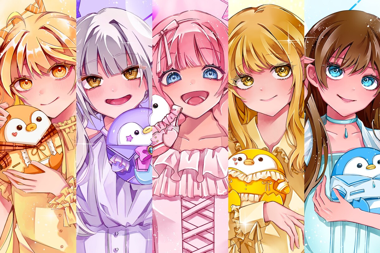 グッと目を引くイラスト作成します 様々なジャンルの魅力的なキャラクターをお描きします！ イメージ1