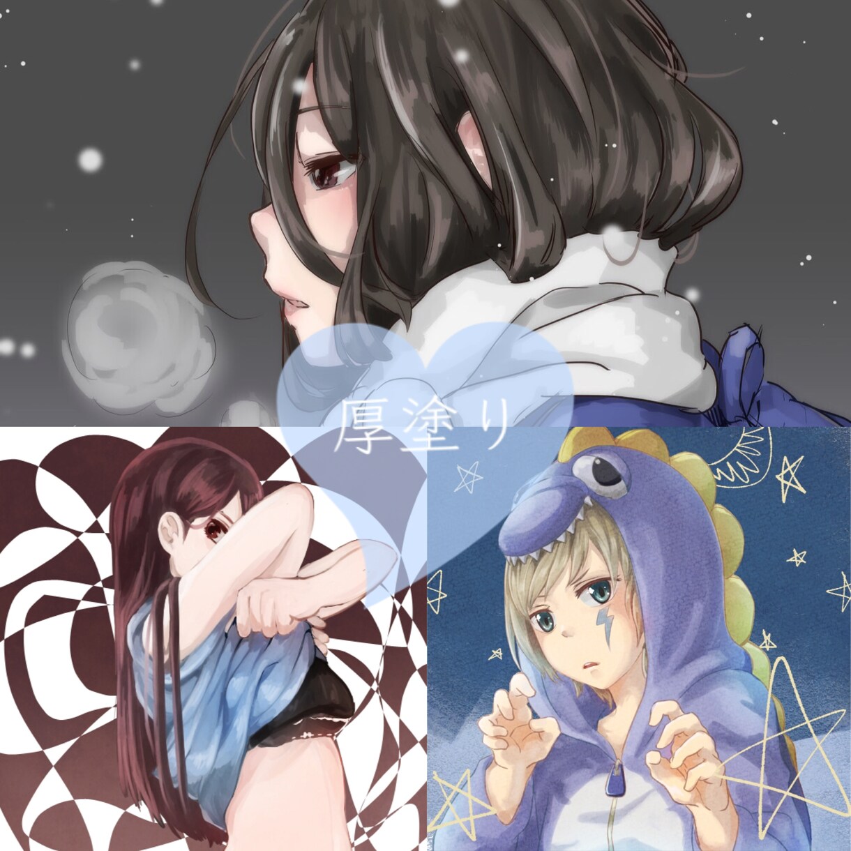 SNS用アイコン描きます あなただけのアイコンを描きます イメージ3