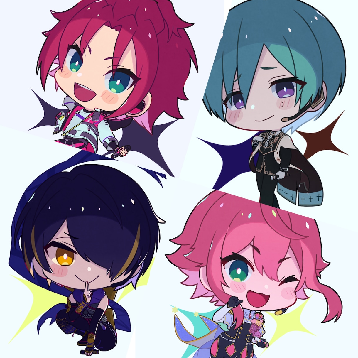 ポップでかわいいSDキャライラスト承ります ◆商用利用可◆グッズ、アイコン、素材用などにどうぞ！ イメージ2