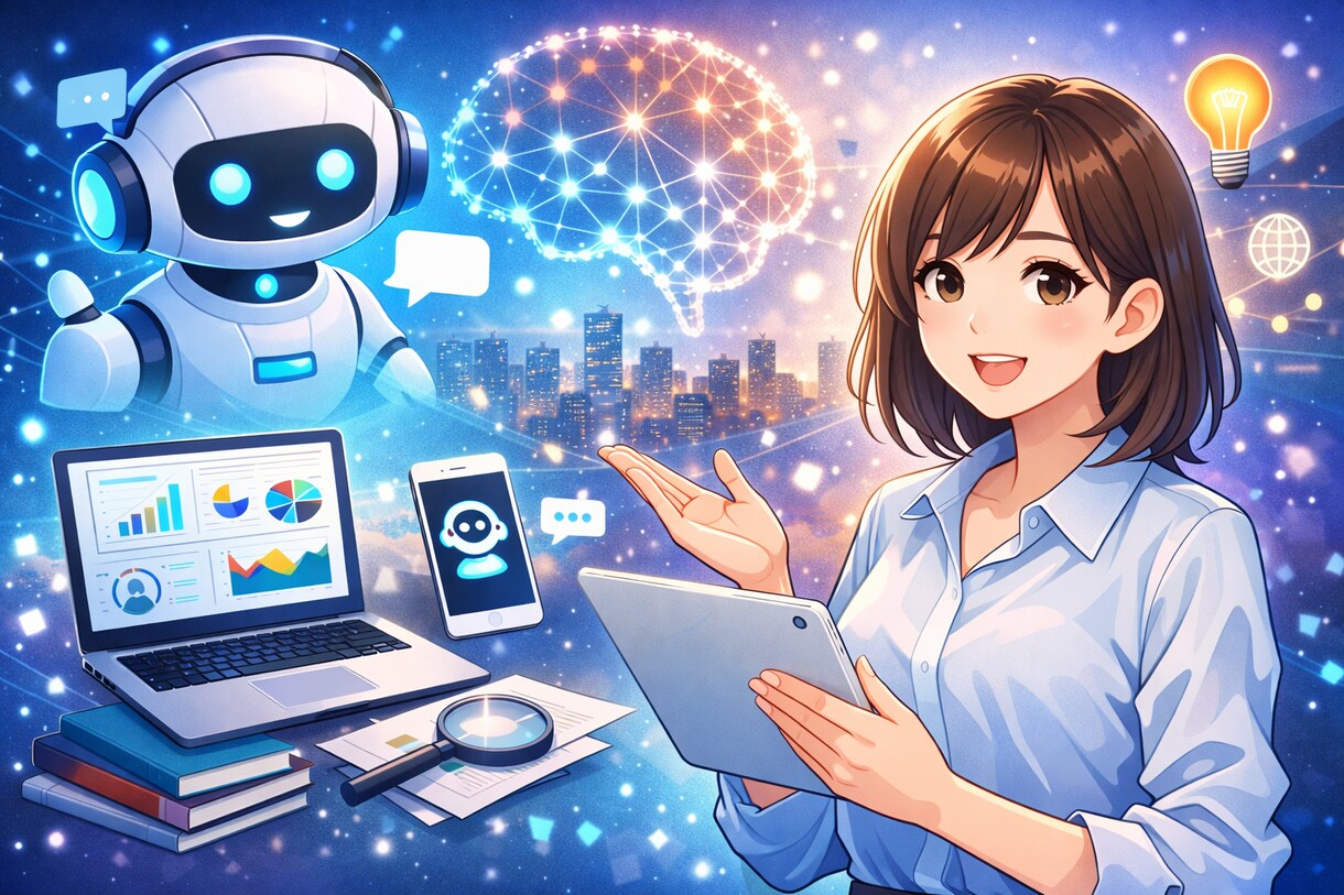 生成AIの活用方法をIT職がやさしく相談に乗ります 仕事や日常でのAI活用・プロンプト作成・など気軽に相談 イメージ1