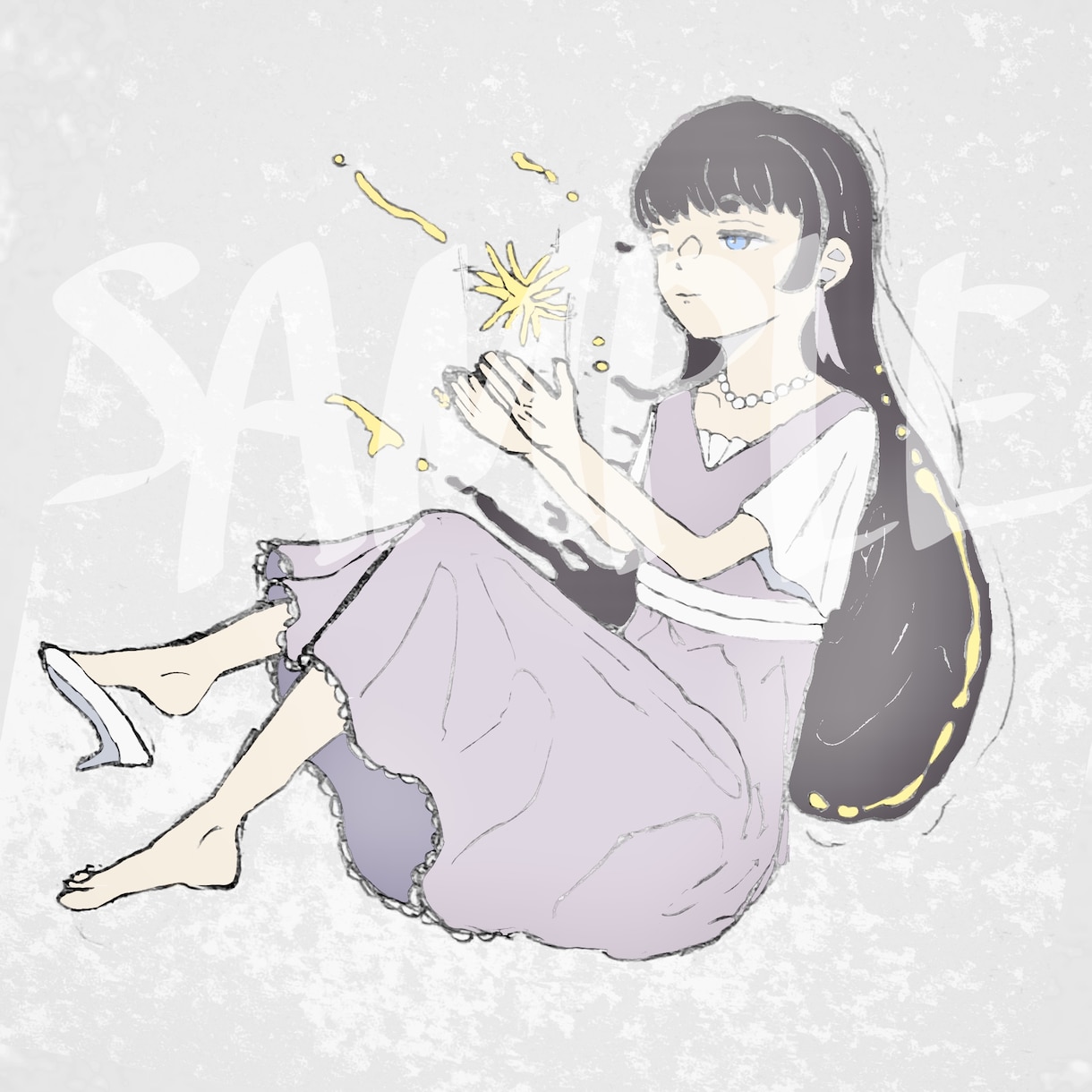 商用利用可◎一枚絵をお描きします 低彩度で落ちついた雰囲気の絵を得意としております！ イメージ1