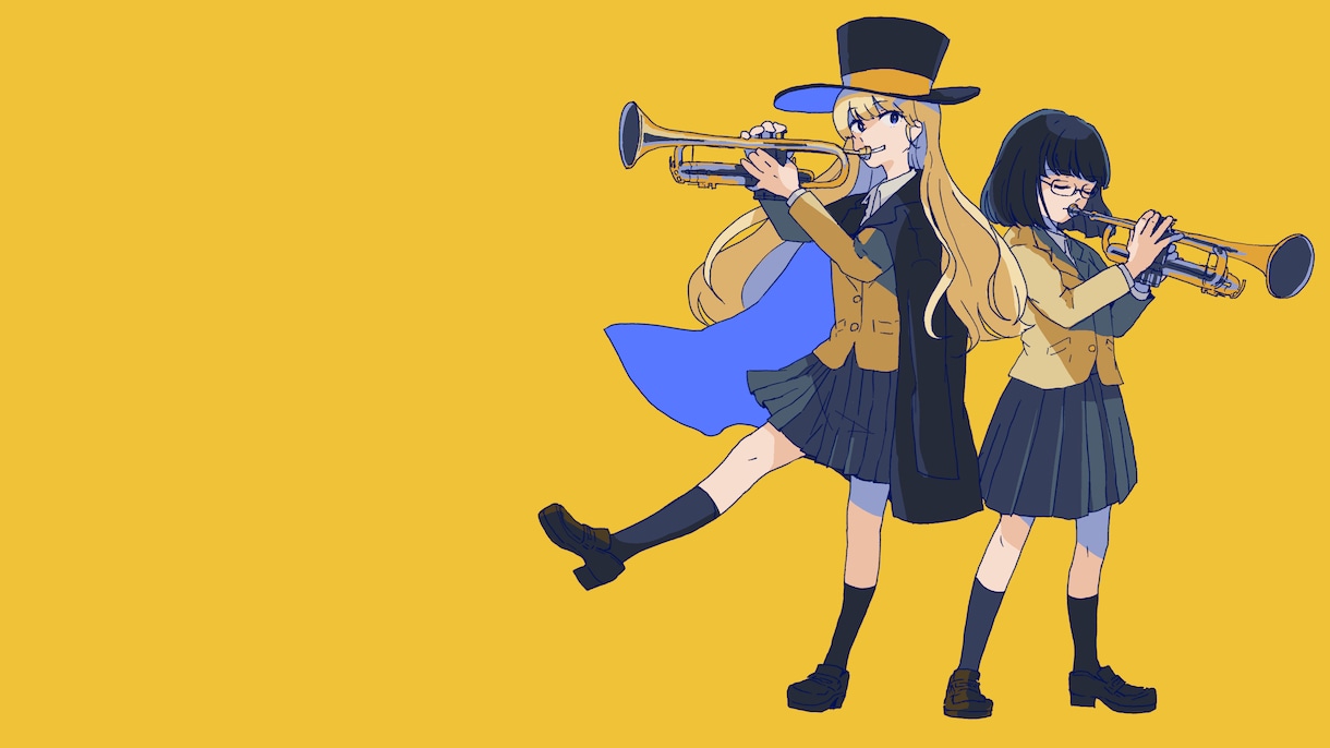 商用OK！MVサムネ・ヘッダー等のイラスト描きます エモいイラストが得意です！背景、人物のみもOK！ イメージ2