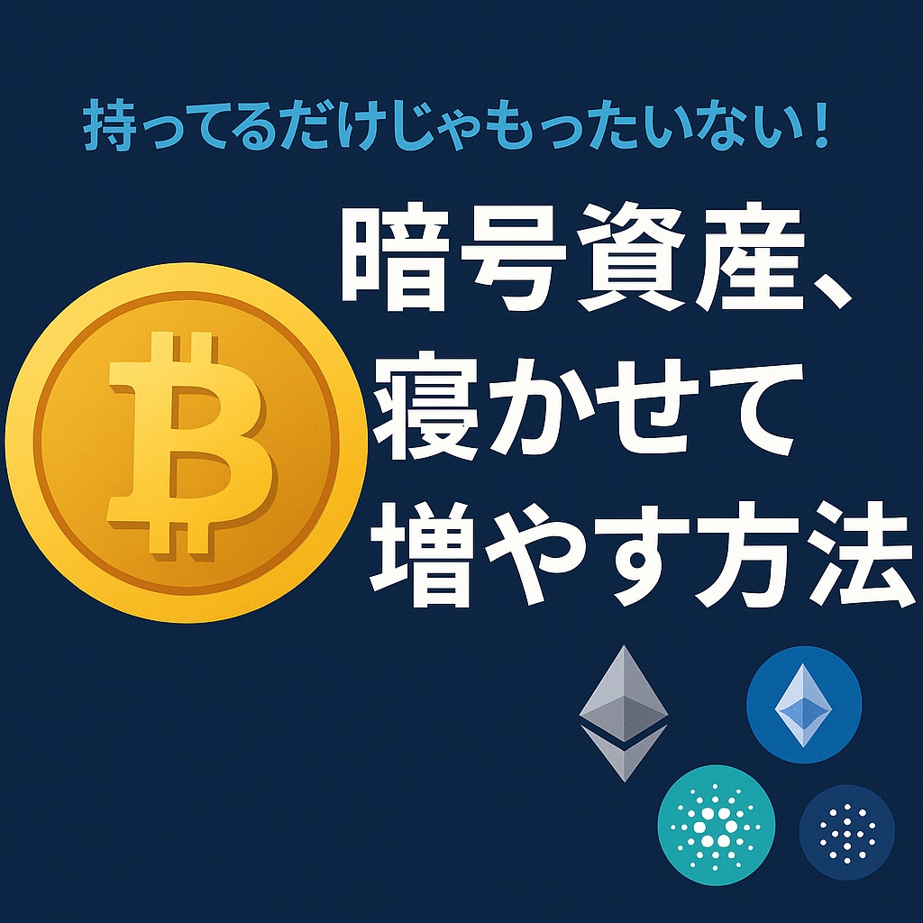 暗号資産を高利回りで増やす方法をシェアします ★持っているだけでは増えない。少しの知識で大きく増やせます。 イメージ1