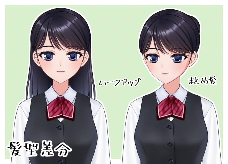 完成品のLive2D汎用モデルを販売します できる！おねえさん【Live2D汎用モデル】【VTS対応】 イメージ7