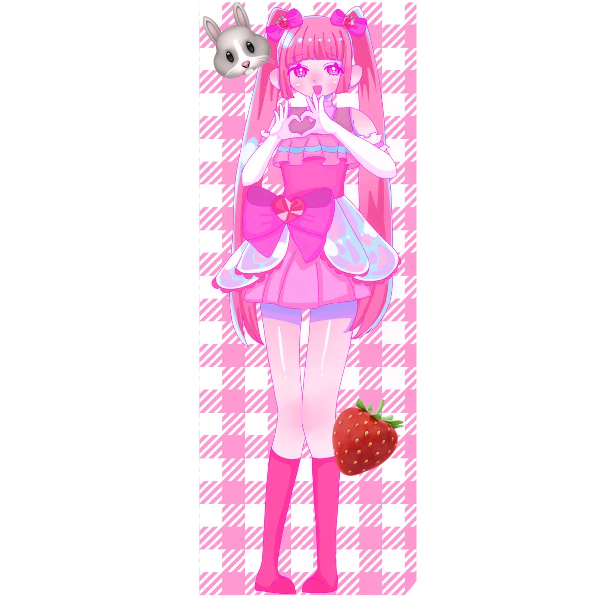 女の子キャラクターの立ち絵を描きます オリジナルキャラクターの立ち絵を描きます!アクスタなどに！ イメージ4
