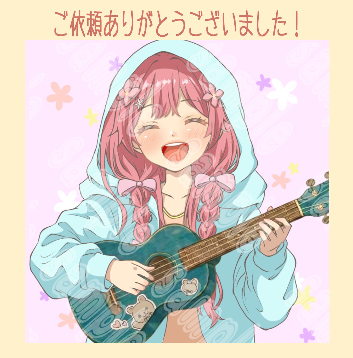 ラフ画の修正無料☆かわいい目を引くイラスト描きます リピーター多数！商用利用可！丁寧なやりとりを心がけています♪ イメージ3
