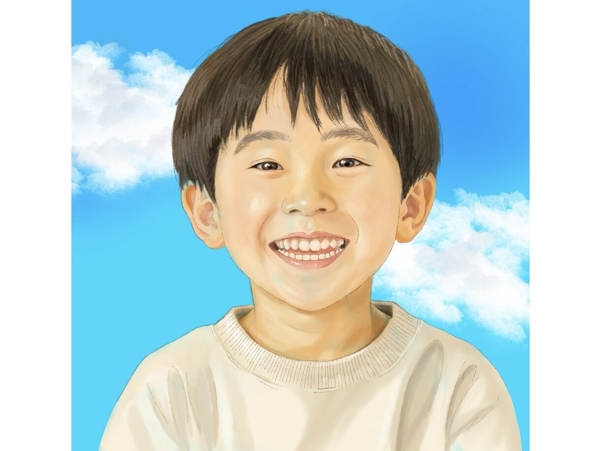 やさしい似顔絵で思い出残します 大切な瞬間をやさしくカタチに！～誕生日・記念日・アイコンに～ イメージ5